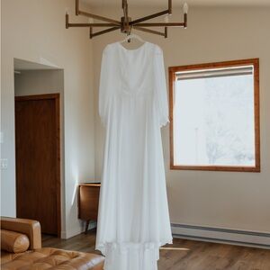 Elegant White Wedding Dress